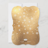 PixDezinesスノーフレーク/ホリデーカード シーズンカード (裏面)