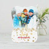 PixDezinesスノーフレーク/ホリデーカード シーズンカード (スタンド正面)