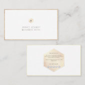 PixDezinesセピア |赤面+ハニカム 名刺 (正面/裏面)