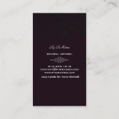 PixDezinesセラインダマスク/フェイクシルバー/DIYカラー 名刺 (裏面)