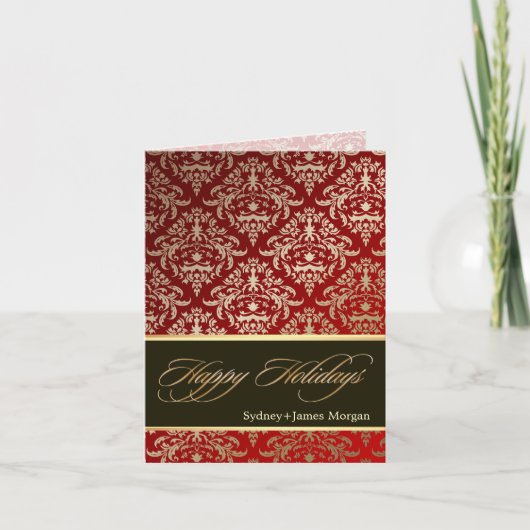 PixDezinesセラインダマスク,金ゴールドハッピーホリフェイクディズ シーズンカード (正面)