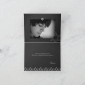 PixDezinesタリット（ユダヤ教の）バル・ミツバー サンキューカード (内部)