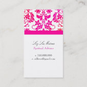 PixDezinesタンザダマスク/DIYカラー!!!/oj+ピンク 名刺 (裏面)