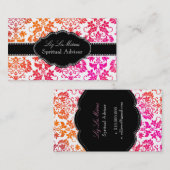 PixDezinesタンザダマスク/DIY背景 名刺 (正面/裏面)