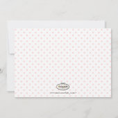 PixDezinesダイアアクセント色/誕生の発表 案内状 (裏面)