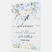 PixDezinesダスティエレガントブルーガムユーカリ アクリルサイン (傾斜)