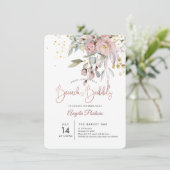 PixDezinesダスティバラユーカリプトゥスブランチ+バブリー 招待状 (スタンド正面)