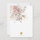 PixDezinesダスティバラユーカリプトゥスブランチ+バブリー 招待状 (裏面)