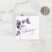 PixDezinesダスティパープルH2ユーカリプスブランチ ノートカード (正面/裏面インサイチュ)