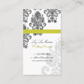 PixDezinesダマビクトリアンスク/DIYカラー 名刺 (裏面)