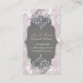 PixDezinesダマビクトリアンスク/DIY背景色 名刺 (裏面)