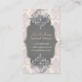 PixDezinesダマビクトリアンスク/DIY背景色 名刺 (裏面)