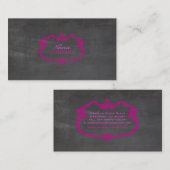 PixDezinesチャルクボード+ウィムシーフレーム 名刺 (正面/裏面)