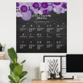 PixDezinesチャート+ランタン/シーティングチャート ポスター (ホームオフィス)