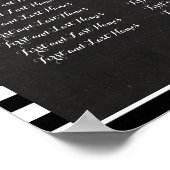 PixDezinesチャート+ヴィンテージバラ/シーティングチャート ポスター (角)