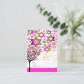 PixDezinesツリーオブライフ（ユダヤ教の）バル・ミツバー座席表 プレイスカード (スタンド正面)