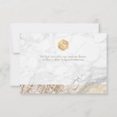 PixDezinesツリーリングや輪(ユダヤ教の)バル・ミツバーお祝いカード✡ 出欠カード (裏面)