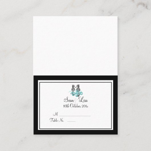 PixDezinesテント座席表（Chubby名刺） プレイスカード (正面)