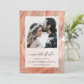 PixDezinesデザートストーンシルバー 招待状 (スタンド正面)