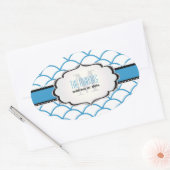 PixDezinesトレリはかりで測/DIYカラー 楕円形シール (封筒)