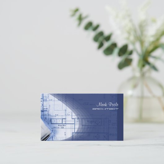 PixDezinesトレンディーアーキテクト名刺 名刺 (スタンド正面)