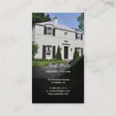 PixDezinesトレンディー不動産仲介業者名刺 名刺 (裏面)