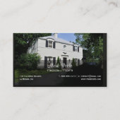 PixDezinesトレンディー不動産仲介業者名刺 名刺 (裏面)