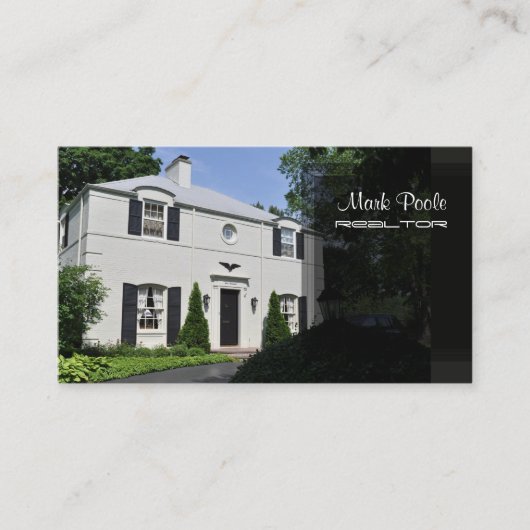 PixDezinesトレンディー不動産仲介業者名刺 名刺 (正面)