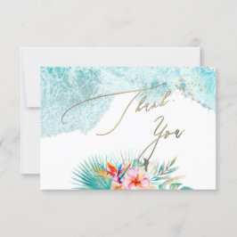 PixDezinesトロピカルパラダイスビーチサンキュー 招待状