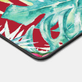 PixDezinesトロピカルパラダイスボタニカルパターン デスクマット (コーナー)