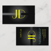 PixDezinesネオンクールライトモノグラム 名刺 (正面/裏面)