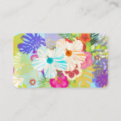 PixDezinesハイビスカス座席表（ビズカード） プレイスカード (裏面)