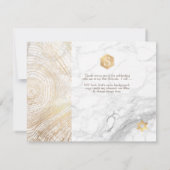 PixDezinesハニカムバー(ユダヤ教の)バル・ミツバーありがとう✡カード 出欠カード (裏面)