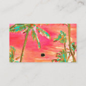 PixDezinesハワイアンビーチ/エスコートカード プレイスカード (裏面)