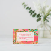 PixDezinesハワイアンビーチ/エスコートカード プレイスカード (スタンド正面)