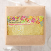 PixDezinesハワイアンリースオブハイビスカス ラベル (インサイチュ)