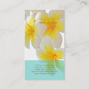 PixDezinesハワイプルメリア 名刺