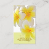 PixDezinesハワイプルメリア 名刺 (正面)