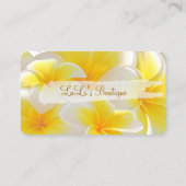 PixDezinesハワイプルメリア 名刺 (裏面)