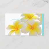 PixDezinesハワイプルメリア 名刺 (裏面)