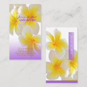 PixDezinesハワイプルメリア 名刺 (正面/裏面)