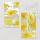 PixDezinesハワイプルメリア 名刺 (正面/裏面)