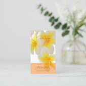 PixDezinesハワイプルメリア 名刺 (スタンド正面)