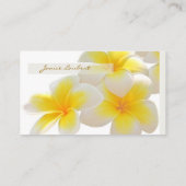 PixDezinesハワイプルメリア 名刺 (裏面)