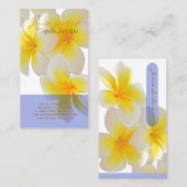 PixDezinesハワイプルメリア 名刺 (正面/裏面)