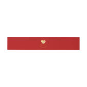 PixDezinesハートフェイクゴールドフォイルDIYカラー 招待状ベリーバンド (フラット)