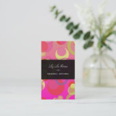 PixDezinesバブモダンル/レトロスタイル+カラー 名刺 (スタンド正面)