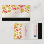 PixDezinesバブモダンル/レトロスタイル+カラー 名刺 (正面/裏面)