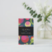 PixDezinesバブモダンル/レトロスタイル+カラー 名刺 (スタンド正面)