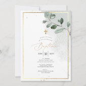 PixDezinesバプテメドゥーカリプトゥスラティクアクアレル 招待状 (正面)